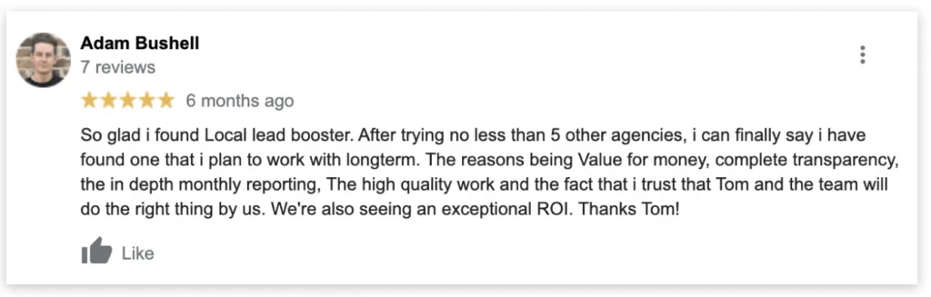 AB Electrical client testimonial