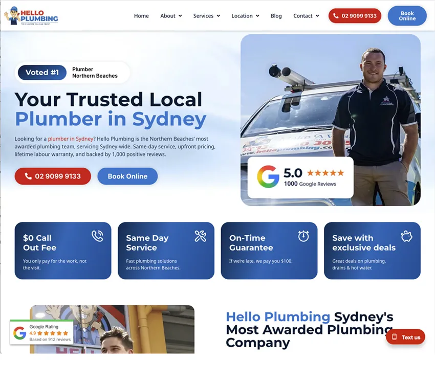 Hello Electrical website