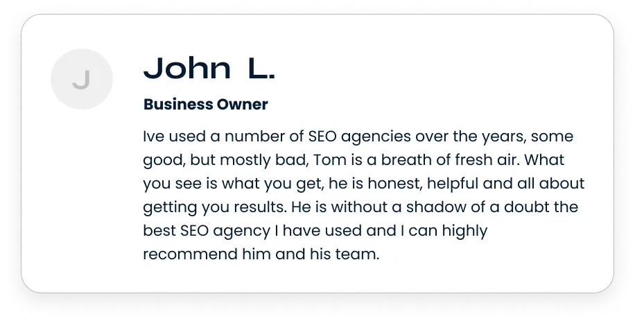 Google review from a PlumbElec Marketing client
