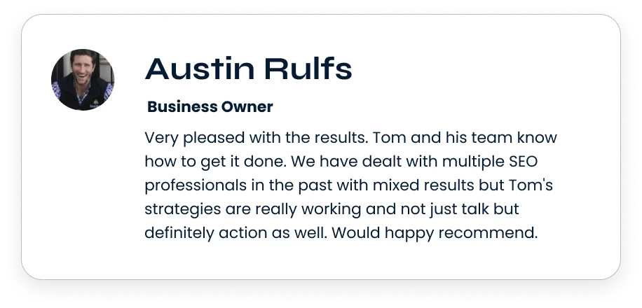 Google review from a PlumbElec Marketing client
