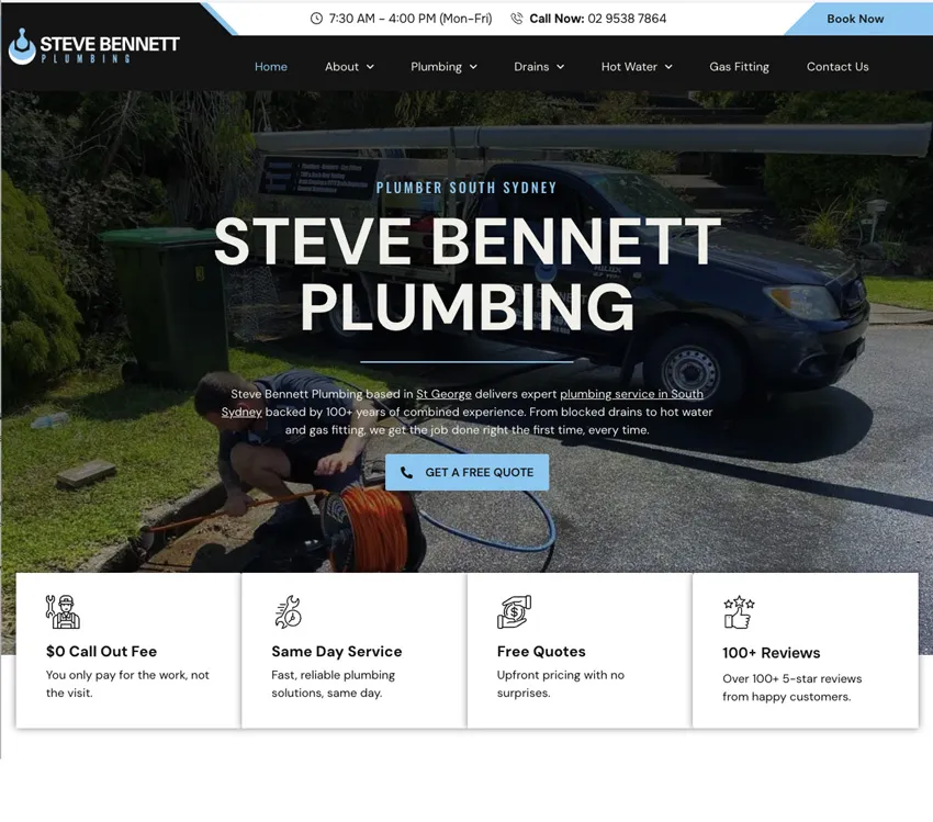Steve the Plumber website